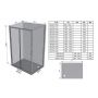 Ravak Blix II 9BMA0C00Z1 ścianka prysznicowa 100 cm aluminium połysk/szkło przezroczyste zdj.3