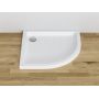 Ravak Ronda A214001220 brodzik półokrągły 80x80 cm biały zdj.5