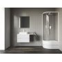 Ravak Sabina GPX11004 brodzik półokrągły 80x80 cm biały zdj.6