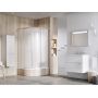 Ravak Sabina GPX11004 brodzik półokrągły 80x80 cm biały zdj.7