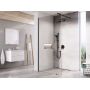 Ravak Walk-In Wall GW9W1030SZ1 ścianka prysznicowa walk-in 70 cm czarny mat/szkło przezroczyste zdj.4