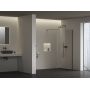 Ravak Walk in Wall Air GW9WA0300Z1C ścianka prysznicowa walk-in 100 cm czarny mat/szkło przezroczyste zdj.6