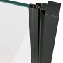 Ravak Cool! X0VV40300Z1 drzwi prysznicowe 80 cm uchylne czarny mat/szkło przezroczyste zdj.6