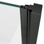 Ravak Cool! X0VV70300Z1 drzwi prysznicowe 90 cm uchylne czarny mat/szkło przezroczyste zdj.6