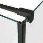 Ravak Cool! X0VV70300Z1 drzwi prysznicowe 90 cm uchylne czarny mat/szkło przezroczyste zdj.8