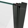 Ravak Cool! X0VVGC300Z1 drzwi prysznicowe 120 cm uchylne czarny mat/szkło przezroczyste zdj.8