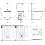 Ravak Optima X01870 kompakt wc z deską wolnoopadającą biały zdj.12