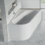 Ravak Chrome CA61000000 wanna narożna 160x105 cm prawa biała zdj.8