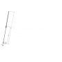 Ravak 10° 7QLA0C03Z1 parawan nawannowy 100 cm 2-częściowy aluminium połysk/szkło przezroczyste zdj.3