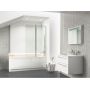 Ravak Chrome 7QRA0C00Z1 parawan nawannowy dwuczęściowy zdj.6