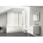 Ravak Chrome 7QRA0U00Z1 parawan nawannowy dwuczęściowy zdj.6