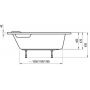 Ravak Asymmetric C441000000 wanna narożna 150x100 cm lewa biała zdj.3