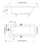 Ravak Natural XC00100109 wanna prostokątna 150x70 cm biała zdj.2