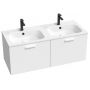 Ravak Chrome XJG01112001 umywalka 120x49 cm prostokątna meblowa biała zdj.5