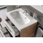 Ravak Chrome XJG01180000 umywalka 80x49 cm prostokątna meblowa biała zdj.3