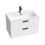 Ravak Chrome XJG01180001 umywalka 80x49 cm prostokątna meblowa biała zdj.4