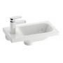 Ravak Chrome XJGL1100000 umywalka 40x22 cm prostokątna meblowa biała zdj.1
