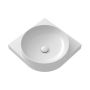Ravak Yard XJX01045000 umywalka 45x45 cm owalna biała zdj.4