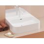 Ravak Ceramic XJX01155000 umywalka 55.3x45.2 cm prostokątna ścienna biała zdj.6