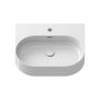 Ravak Ceramic XJX01155008 umywalka 55.3x45.2 cm prostokątna ścienna biała zdj.3