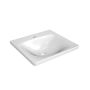Ravak Balance XJX01250000 umywalka 50x46.5 cm prostokątna meblowa biała zdj.3