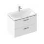 Ravak Balance XJX01280000 umywalka 80x46.5 cm prostokątna meblowa biała zdj.6