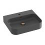 Ravak Ceramic XJX03155005 umywalka 55.3x45.2 cm prostokątna ścienna antracyt zdj.1