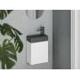 Ravak Veda XJX03240000 umywalka 40x22 cm prostokątna meblowa antracyt zdj.3