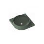 Ravak Yard XJX08045000 umywalka 45x45 cm półokrągła ścienna zdj.1