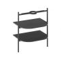 Ravak Yard XJX0D060000 umywalka 60.5x50 cm półokrągła ścienna-meblowa czarna zdj.8