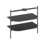 Ravak Yard XJX0D080000 umywalka 80.5x50 cm półokrągła ścienna-meblowa czarna zdj.7