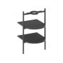 Ravak Yard XJX0D240002 umywalka 50x40.5 cm półokrągła ścienna-meblowa czarna zdj.7