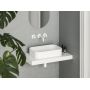 Ravak Ceramic XJX0E155004 umywalka 55x37 cm prostokątna nablatowa biała zdj.3