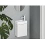 Ravak Veda XJX0E240002 umywalka 40x22 cm prostokątna meblowa biała zdj.4