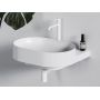 Ravak Yard XJX0E260001 umywalka 60.5x50 cm półokrągła biała zdj.7
