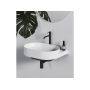 Ravak Yard XJX0E260001 umywalka 60.5x50 cm półokrągła biała zdj.8
