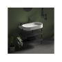 Ravak Yard XJX0E280001 umywalka 80.5x50 cm półokrągła biała zdj.10