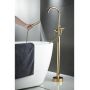 Rea Lungo REAB7499 bateria wannowo-prysznicowa wolnostojąca złota zdj.5