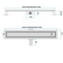 Rea Neox Pro REAG7803 odpływ liniowy 80 cm czarny zdj.6