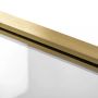 Rea Aero REAK4700 ścianka prysznicowa walk-in 90 cm złoty szczotkowany/szkło przezroczyste zdj.6
