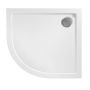 Rea Look brodzik 100x80 cm półokrągły prawy biały REA-K7906 zdj.1