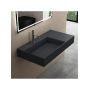 Rea Archi REAU4304 umywalka 89.5x48 cm prostokątna nablatowa szary/kamień zdj.4
