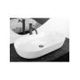 Rea Cleo REAU6215 umywalka 70x39 cm owalna nablatowa biała zdj.3