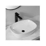 Rea Freja REAU6616 umywalka 51x39.5 cm owalna nablatowa biała zdj.5