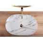 Rea Cleo REAU9656 umywalka 60.5x41 cm owalna nablatowa zdj.5