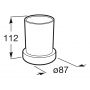 Roca Tempo A817022NM0 kubek na szczoteczki zdj.2