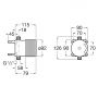 Roca Ona A525231803 element podtynkowy baterii zdj.2