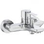Roca Targa A5A025FC00 bateria wannowo-prysznicowa ścienna chrom zdj.1