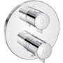 Roca T-500 A5A2M18C00 bateria prysznicowa podtynkowa termostatyczna chrom zdj.1