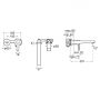 Roca Targa A5A355FC00 bateria umywalkowa podtynkowa chrom zdj.2